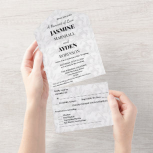Elegant Custom Wedding Invitations