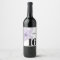 Elegant custom wine label, party table label