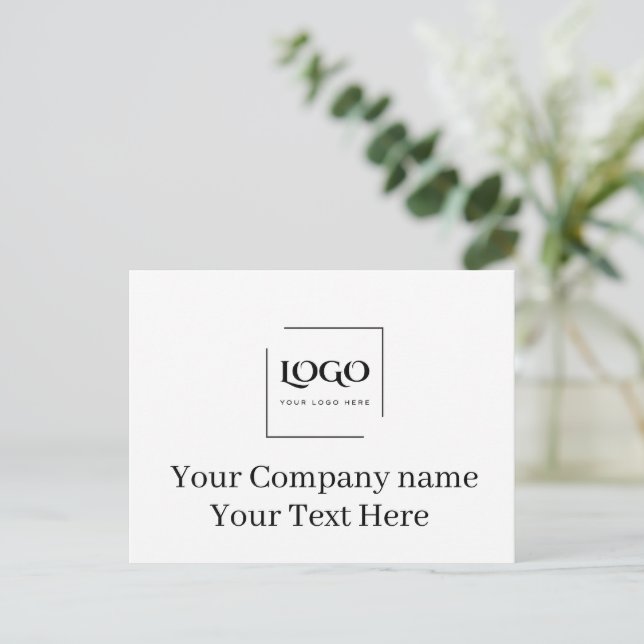 Elegant custom your logo template (Standing Front)