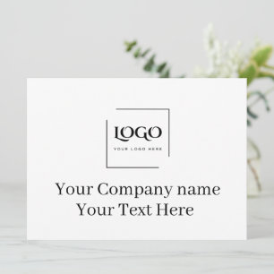 Elegant custom your logo template