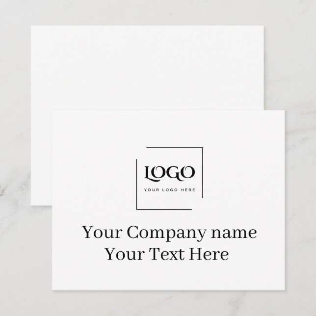 Elegant custom your logo template (Front/Back)