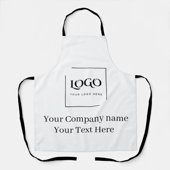Elegant custom your logo template apron (Front)