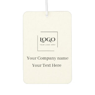 Elegant custom your logo template car air freshener