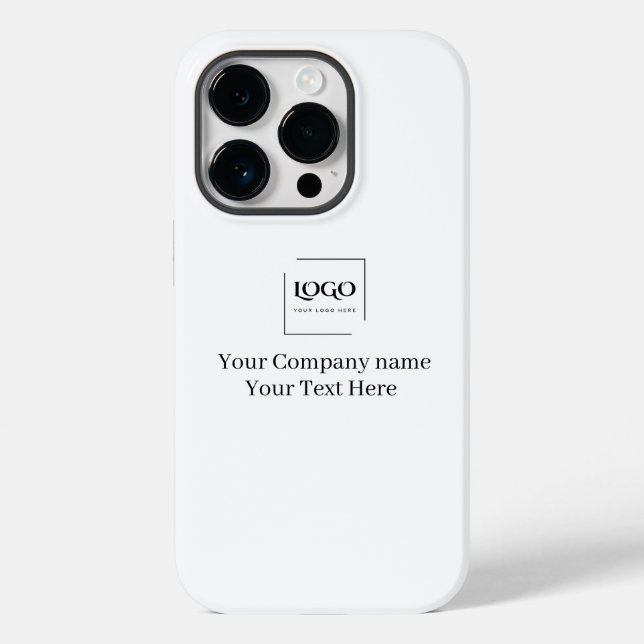 Elegant custom your logo template Case-Mate iPhone case (Back)