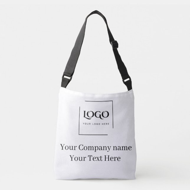 Elegant custom your logo template crossbody bag (Front)