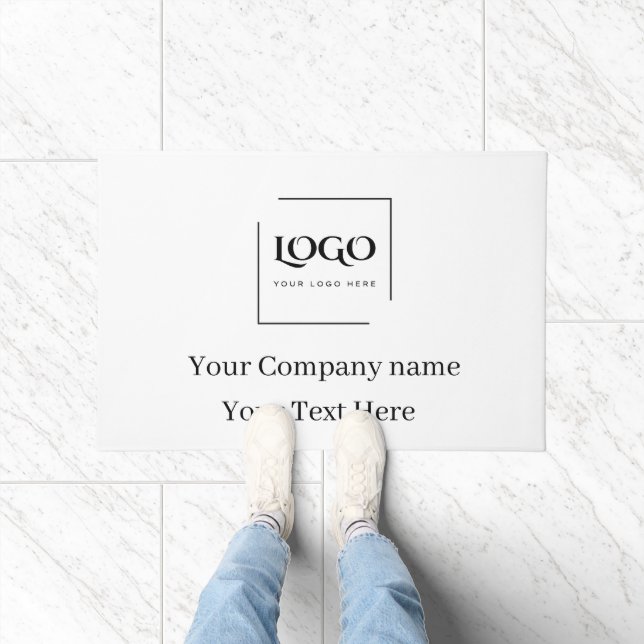 Elegant custom your logo template doormat (Indoor)