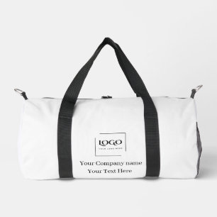 Elegant custom your logo template duffle bag