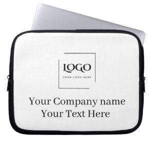 Elegant custom your logo template laptop sleeve