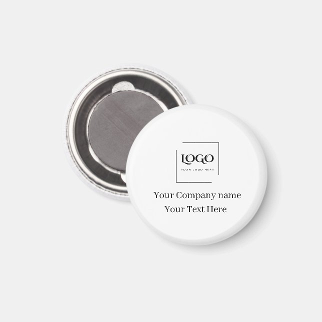 Elegant custom your logo template magnet (Front/Back)