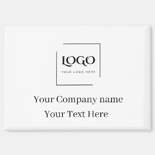 Elegant custom your logo template magnet