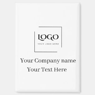 Elegant custom your logo template magnet