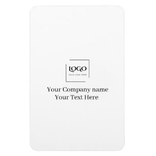 Elegant custom your logo template magnet