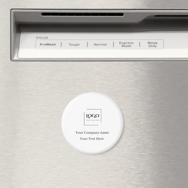 Elegant custom your logo template magnet (In Situ (Dishwasher))