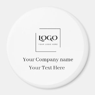 Elegant custom your logo template magnet