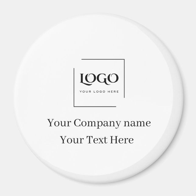 Elegant custom your logo template magnet (Front)
