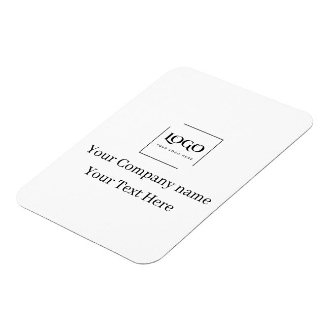 Elegant custom your logo template magnet (Left Side)