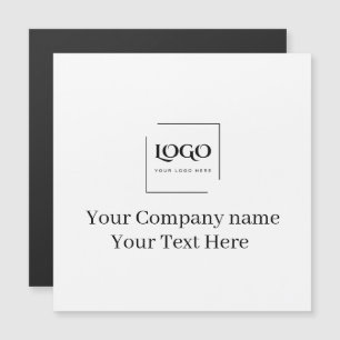 Elegant custom your logo template magnetic invitation