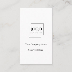 Elegant custom your logo template place card
