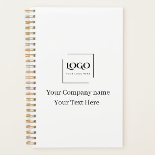 Elegant custom your logo template planner