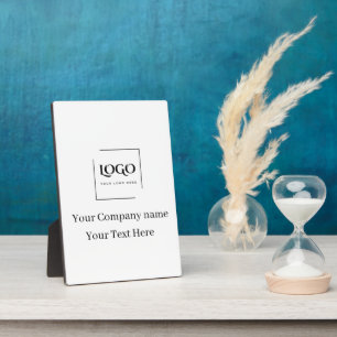 Elegant custom your logo template plaque