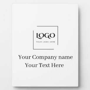 Elegant custom your logo template plaque