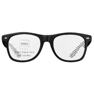 Elegant custom your logo template retro sunglasses