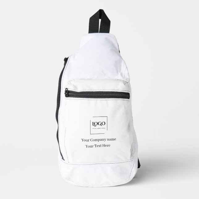 Elegant custom your logo template sling bag (Front)