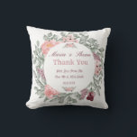 Elegant Customise Thank You Cushion<br><div class="desc">Elegant Customise Thank You Throw Pillow</div>