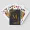 Elegant Customised Monogrammed Playing Cards