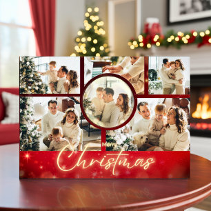 Elegant Customizable Christmas Family Photo Holiday Card