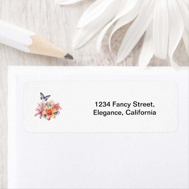 Elegant Cute Floral & Butterfly Design (Insitu)