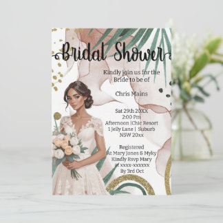 elegant | cute | funny | bridal shower invitation