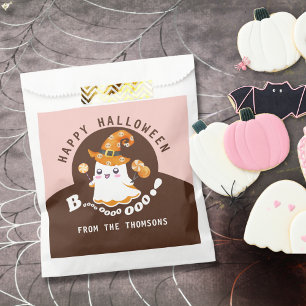 Elegant Cute Halloween Boo-tiful Boo Ghost Favour Bags
