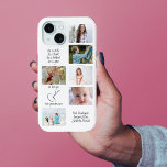 Elegant Cute Photos Keepsake We Love You Grandma iPhone 15 Case<br><div class="desc">Elegant and unique modern cute photo collage with trendy artistic typography with dedication to your beloved grandmother to celebrate Mother's Day or grandma's birthday with this nice keepsake. Personalise it with your best photos with grandma and grandchildren names.</div>