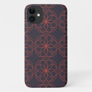Elegant, cute, simple geometric flower abstraction Case-Mate iPhone case