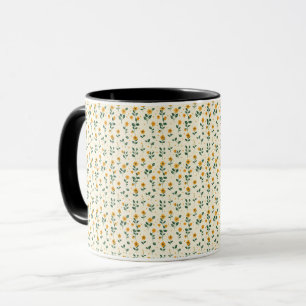Elegant Cute Sophisticated Chic Romantic Floral Mug