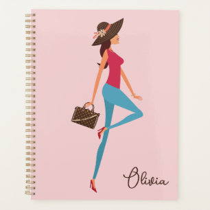 Elegant,Cute,Stylish,Sassy Girl,Pink Personalised Planner