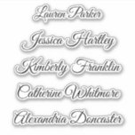 Elegant cute  whimsical script name belongs to<br><div class="desc">Elegant cute  whimsical script name belongs to sticker</div>