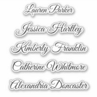 Elegant cute  whimsical script name belongs to