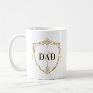 Elegant Dad Shield Father’s Day Mug