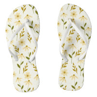 Elegant Daisy Floral Design Ivory Greenery Branch