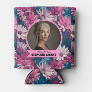 Elegant Daisy Surprise Birthday Gift For Mum Can Cooler