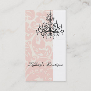 Elegant  Damask Fashion Boutique Business Card