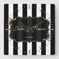 Elegant Damask Golden Design Custom Monogram