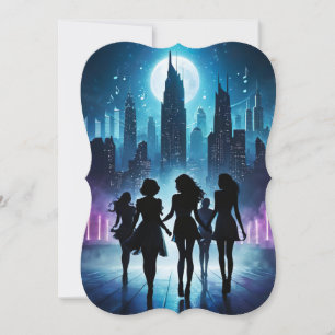 Elegant Dance Party Invitations