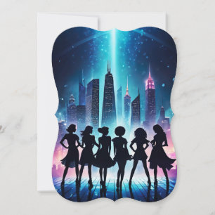 Elegant Dance Party Invitations