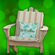 Elegant Dandelion Monogram Green and White |