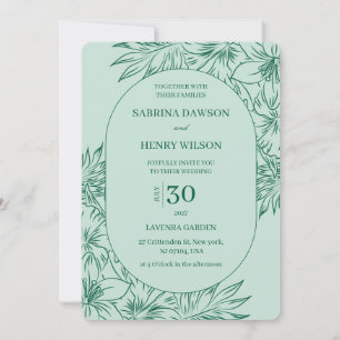 Elegant,Dark and Light Colour Wedding Invitation