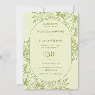 Elegant,Dark and Light Colour Wedding Invitation