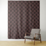 Elegant dark art deco abstract geometric elements tapestry<br><div class="desc">Elegant dark art deco abstract geometric elements retro vintage print</div>